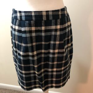 Tommy Hilfiger Blue Plaid Skirt